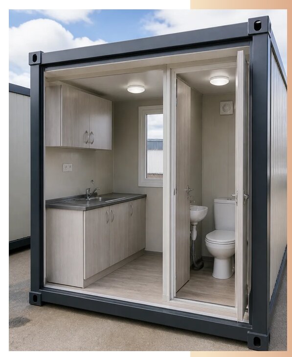 Бытовка с кухней и санузлом в Феодосии по цене от 355530 р. | БытовкаПрофи-Фдс